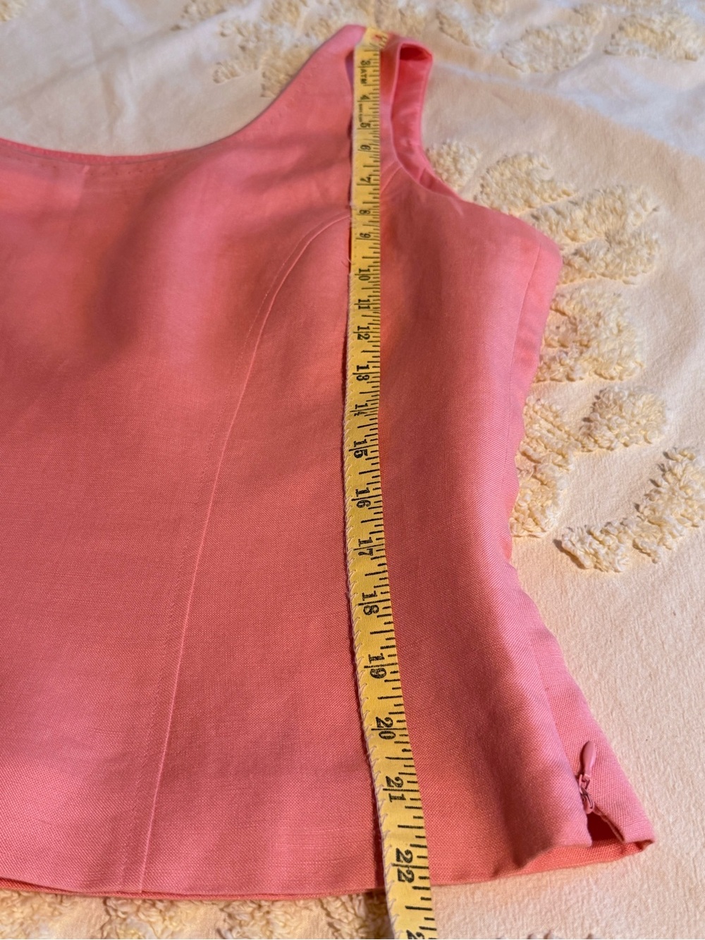 Tahari Coral Pink Sleeveless Camisole